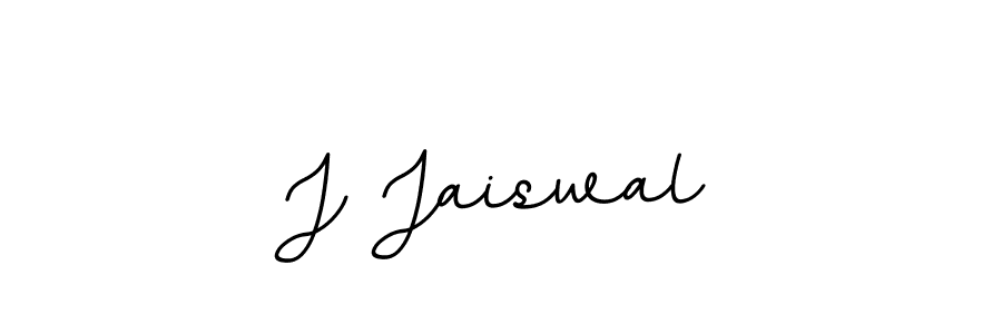 Design your own signature with our free online signature maker. With this signature software, you can create a handwritten (BallpointsItalic-DORy9) signature for name J Jaiswal. J Jaiswal signature style 11 images and pictures png