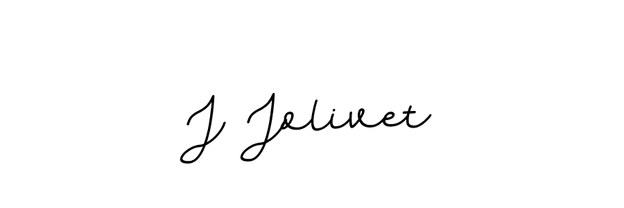 This is the best signature style for the J Jolivet name. Also you like these signature font (BallpointsItalic-DORy9). Mix name signature. J Jolivet signature style 11 images and pictures png