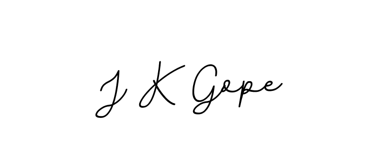 Use a signature maker to create a handwritten signature online. With this signature software, you can design (BallpointsItalic-DORy9) your own signature for name J K Gope. J K Gope signature style 11 images and pictures png