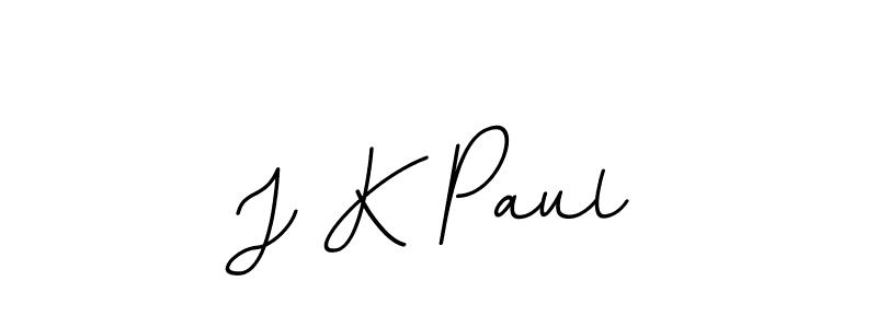 Design your own signature with our free online signature maker. With this signature software, you can create a handwritten (BallpointsItalic-DORy9) signature for name J K Paul. J K Paul signature style 11 images and pictures png