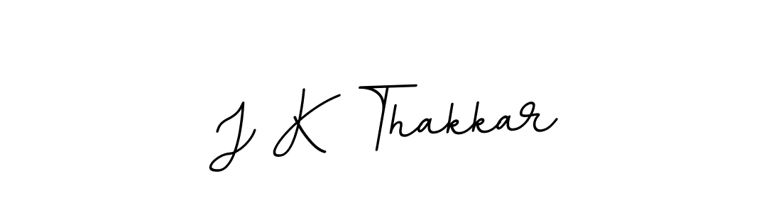 How to make J K Thakkar name signature. Use BallpointsItalic-DORy9 style for creating short signs online. This is the latest handwritten sign. J K Thakkar signature style 11 images and pictures png