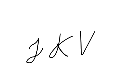 Create a beautiful signature design for name J K V. With this signature (BallpointsItalic-DORy9) fonts, you can make a handwritten signature for free. J K V signature style 11 images and pictures png