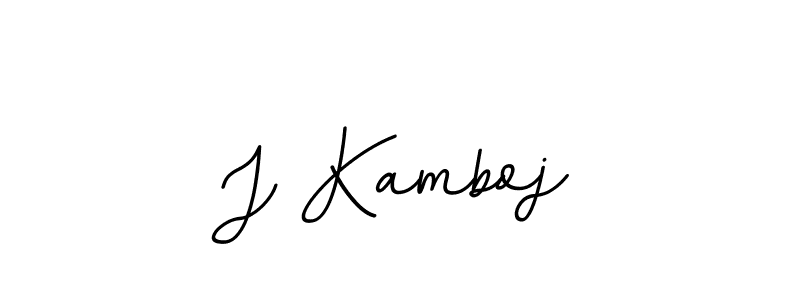 Make a beautiful signature design for name J Kamboj. With this signature (BallpointsItalic-DORy9) style, you can create a handwritten signature for free. J Kamboj signature style 11 images and pictures png