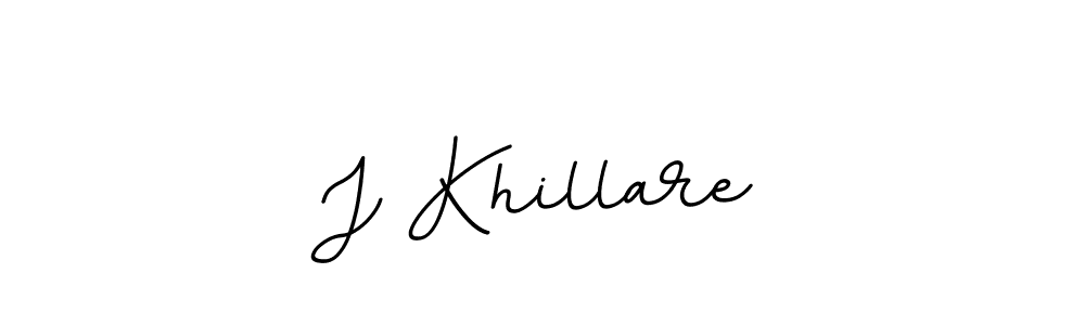 Similarly BallpointsItalic-DORy9 is the best handwritten signature design. Signature creator online .You can use it as an online autograph creator for name J Khillare. J Khillare signature style 11 images and pictures png
