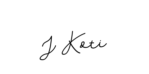 How to make J Koti name signature. Use BallpointsItalic-DORy9 style for creating short signs online. This is the latest handwritten sign. J Koti signature style 11 images and pictures png