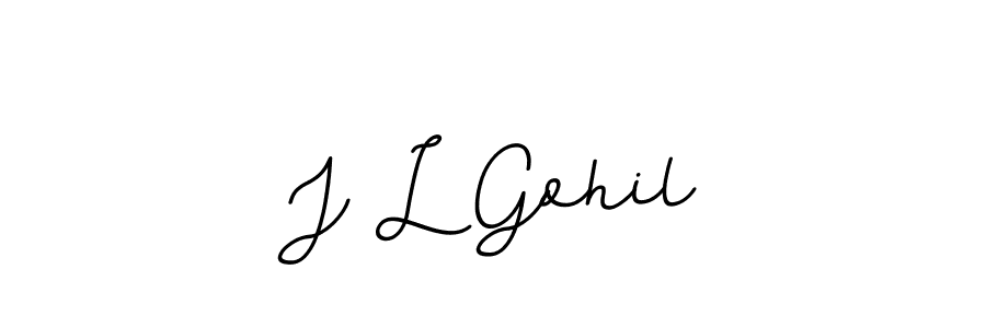 BallpointsItalic-DORy9 is a professional signature style that is perfect for those who want to add a touch of class to their signature. It is also a great choice for those who want to make their signature more unique. Get J L Gohil name to fancy signature for free. J L Gohil signature style 11 images and pictures png