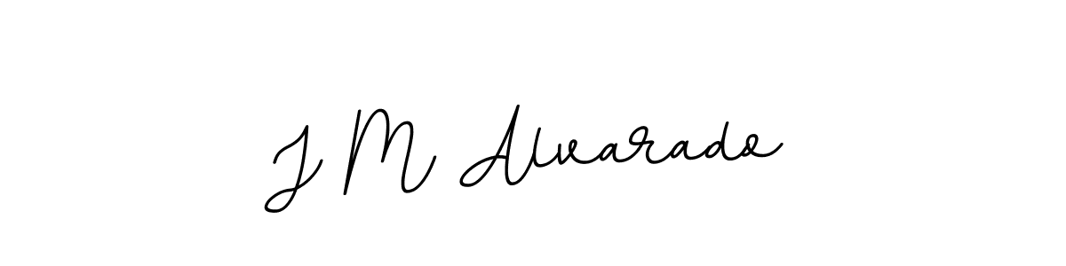 How to make J M Alvarado name signature. Use BallpointsItalic-DORy9 style for creating short signs online. This is the latest handwritten sign. J M Alvarado signature style 11 images and pictures png