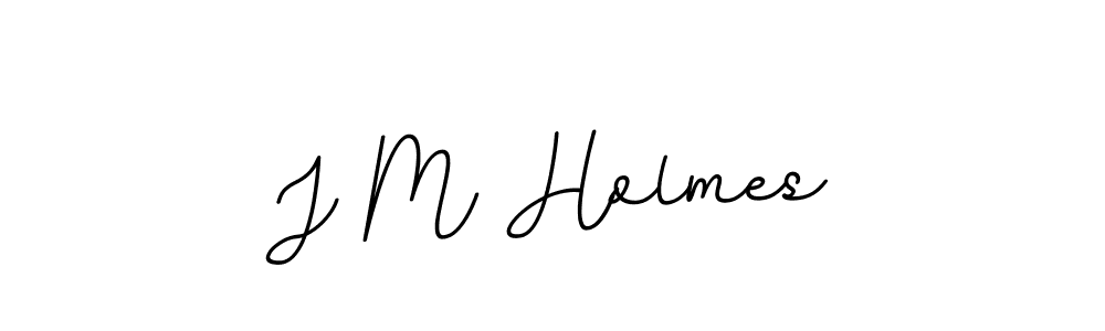 You should practise on your own different ways (BallpointsItalic-DORy9) to write your name (J M Holmes) in signature. don't let someone else do it for you. J M Holmes signature style 11 images and pictures png