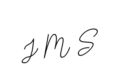 Design your own signature with our free online signature maker. With this signature software, you can create a handwritten (BallpointsItalic-DORy9) signature for name J M S. J M S signature style 11 images and pictures png