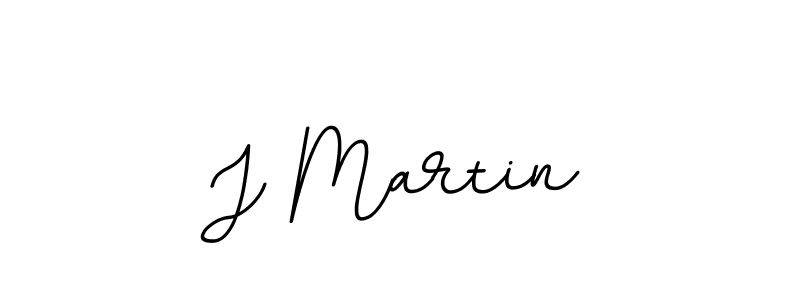 Design your own signature with our free online signature maker. With this signature software, you can create a handwritten (BallpointsItalic-DORy9) signature for name J Martin. J Martin signature style 11 images and pictures png