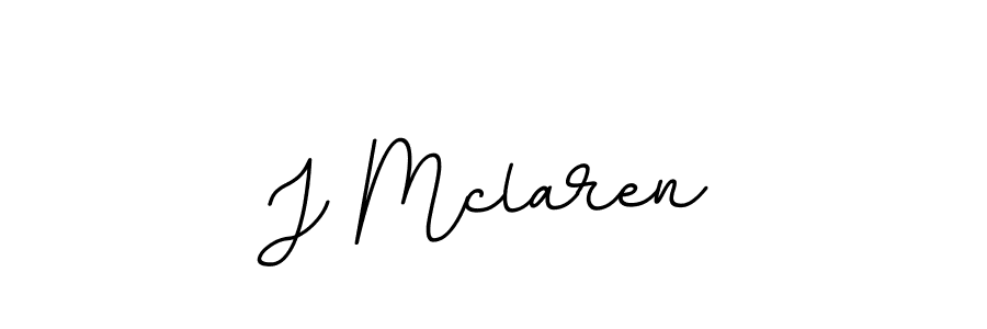 Design your own signature with our free online signature maker. With this signature software, you can create a handwritten (BallpointsItalic-DORy9) signature for name J Mclaren. J Mclaren signature style 11 images and pictures png