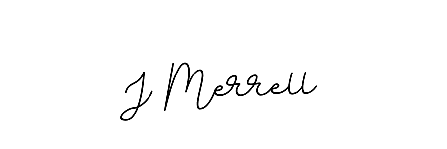 How to make J Merrell name signature. Use BallpointsItalic-DORy9 style for creating short signs online. This is the latest handwritten sign. J Merrell signature style 11 images and pictures png