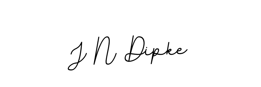 This is the best signature style for the J N Dipke name. Also you like these signature font (BallpointsItalic-DORy9). Mix name signature. J N Dipke signature style 11 images and pictures png