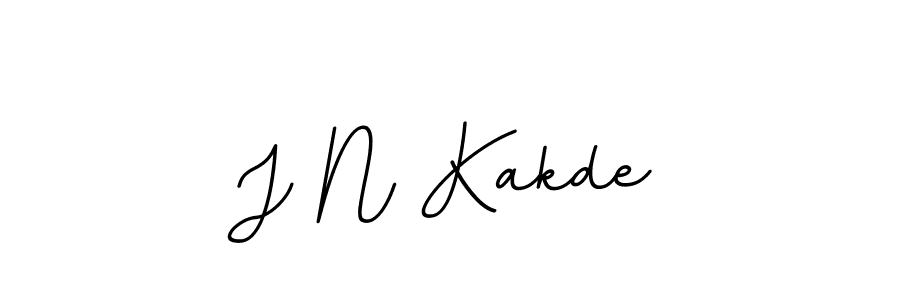 The best way (BallpointsItalic-DORy9) to make a short signature is to pick only two or three words in your name. The name J N Kakde include a total of six letters. For converting this name. J N Kakde signature style 11 images and pictures png