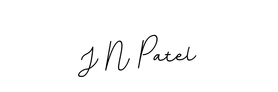 Design your own signature with our free online signature maker. With this signature software, you can create a handwritten (BallpointsItalic-DORy9) signature for name J N Patel. J N Patel signature style 11 images and pictures png