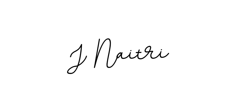 Design your own signature with our free online signature maker. With this signature software, you can create a handwritten (BallpointsItalic-DORy9) signature for name J Naitri. J Naitri signature style 11 images and pictures png