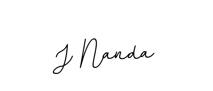 You should practise on your own different ways (BallpointsItalic-DORy9) to write your name (J Nanda) in signature. don't let someone else do it for you. J Nanda signature style 11 images and pictures png