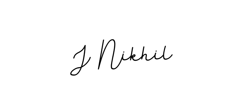 if you are searching for the best signature style for your name J Nikhil. so please give up your signature search. here we have designed multiple signature styles  using BallpointsItalic-DORy9. J Nikhil signature style 11 images and pictures png