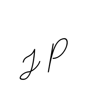 The best way (BallpointsItalic-DORy9) to make a short signature is to pick only two or three words in your name. The name J P include a total of six letters. For converting this name. J P signature style 11 images and pictures png