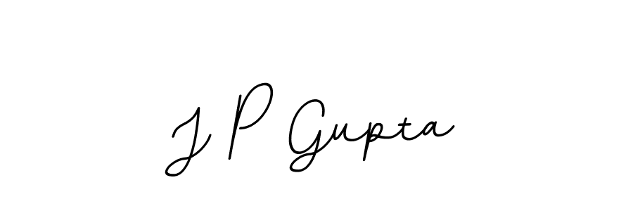 How to make J P Gupta name signature. Use BallpointsItalic-DORy9 style for creating short signs online. This is the latest handwritten sign. J P Gupta signature style 11 images and pictures png