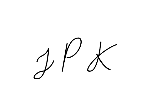 How to make J P K name signature. Use BallpointsItalic-DORy9 style for creating short signs online. This is the latest handwritten sign. J P K signature style 11 images and pictures png