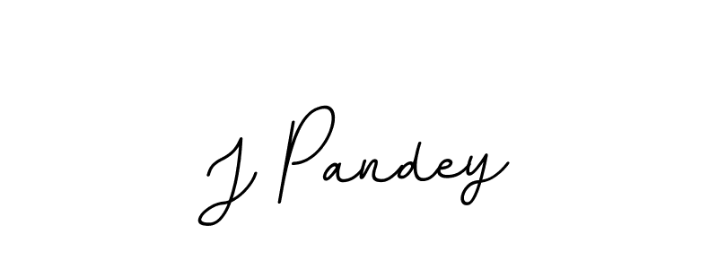 Make a beautiful signature design for name J Pandey. With this signature (BallpointsItalic-DORy9) style, you can create a handwritten signature for free. J Pandey signature style 11 images and pictures png