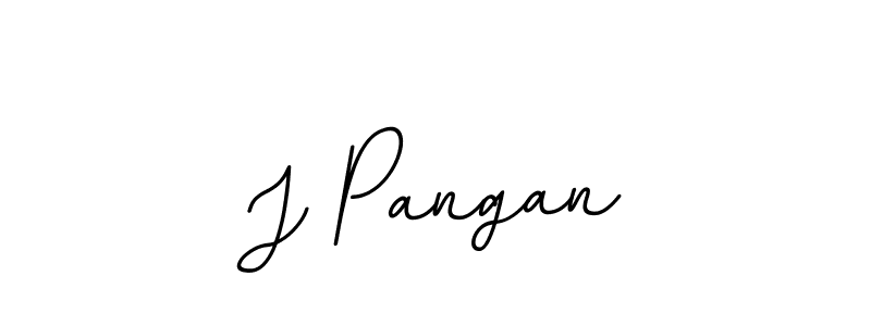 Create a beautiful signature design for name J Pangan. With this signature (BallpointsItalic-DORy9) fonts, you can make a handwritten signature for free. J Pangan signature style 11 images and pictures png