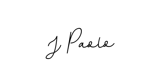 This is the best signature style for the J Paolo name. Also you like these signature font (BallpointsItalic-DORy9). Mix name signature. J Paolo signature style 11 images and pictures png