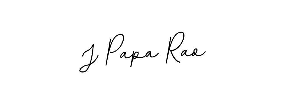 This is the best signature style for the J Papa Rao name. Also you like these signature font (BallpointsItalic-DORy9). Mix name signature. J Papa Rao signature style 11 images and pictures png