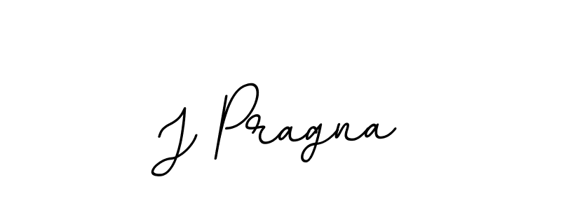 Make a beautiful signature design for name J Pragna. With this signature (BallpointsItalic-DORy9) style, you can create a handwritten signature for free. J Pragna signature style 11 images and pictures png