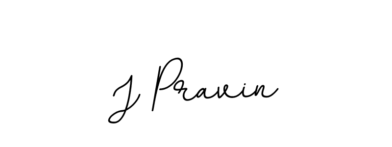 Use a signature maker to create a handwritten signature online. With this signature software, you can design (BallpointsItalic-DORy9) your own signature for name J Pravin. J Pravin signature style 11 images and pictures png
