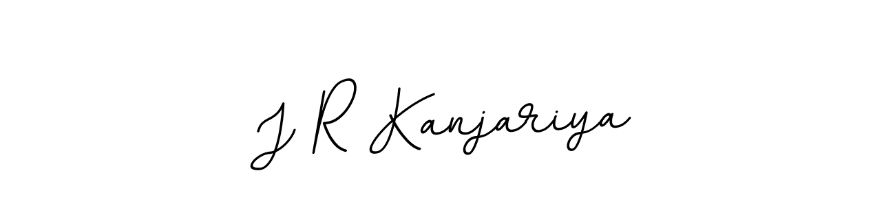 You should practise on your own different ways (BallpointsItalic-DORy9) to write your name (J R Kanjariya) in signature. don't let someone else do it for you. J R Kanjariya signature style 11 images and pictures png