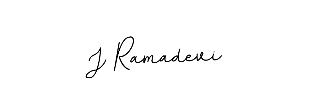 You should practise on your own different ways (BallpointsItalic-DORy9) to write your name (J Ramadevi) in signature. don't let someone else do it for you. J Ramadevi signature style 11 images and pictures png