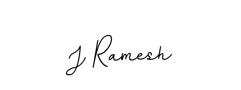 Create a beautiful signature design for name J Ramesh. With this signature (BallpointsItalic-DORy9) fonts, you can make a handwritten signature for free. J Ramesh signature style 11 images and pictures png
