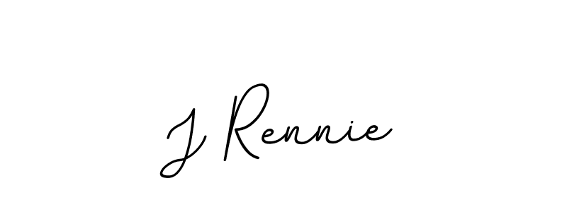 Make a beautiful signature design for name J Rennie. With this signature (BallpointsItalic-DORy9) style, you can create a handwritten signature for free. J Rennie signature style 11 images and pictures png