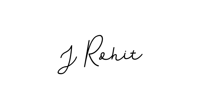 How to make J Rohit name signature. Use BallpointsItalic-DORy9 style for creating short signs online. This is the latest handwritten sign. J Rohit signature style 11 images and pictures png