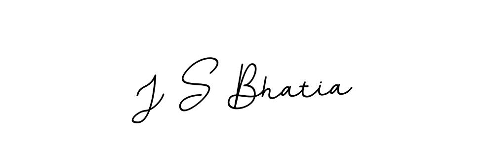How to make J S Bhatia name signature. Use BallpointsItalic-DORy9 style for creating short signs online. This is the latest handwritten sign. J S Bhatia signature style 11 images and pictures png