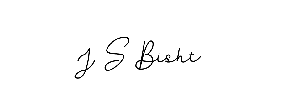 Create a beautiful signature design for name J S Bisht. With this signature (BallpointsItalic-DORy9) fonts, you can make a handwritten signature for free. J S Bisht signature style 11 images and pictures png