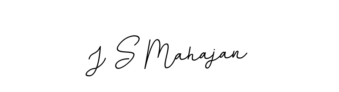 How to make J S Mahajan name signature. Use BallpointsItalic-DORy9 style for creating short signs online. This is the latest handwritten sign. J S Mahajan signature style 11 images and pictures png