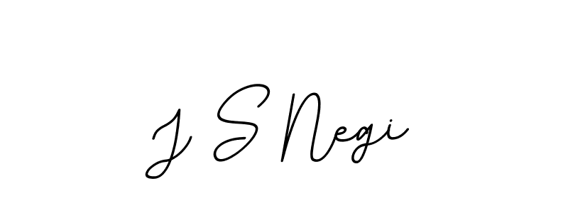 Make a beautiful signature design for name J S Negi. With this signature (BallpointsItalic-DORy9) style, you can create a handwritten signature for free. J S Negi signature style 11 images and pictures png