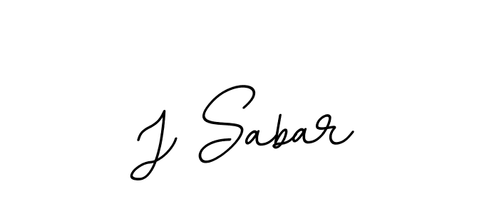The best way (BallpointsItalic-DORy9) to make a short signature is to pick only two or three words in your name. The name J Sabar include a total of six letters. For converting this name. J Sabar signature style 11 images and pictures png