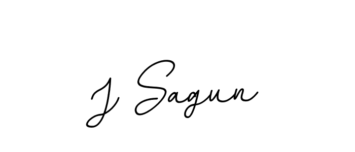 You should practise on your own different ways (BallpointsItalic-DORy9) to write your name (J Sagun) in signature. don't let someone else do it for you. J Sagun signature style 11 images and pictures png