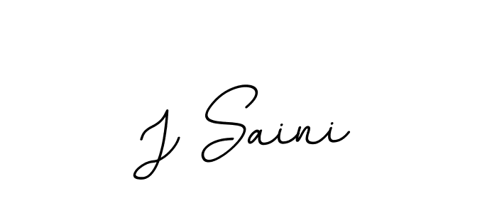 It looks lik you need a new signature style for name J Saini. Design unique handwritten (BallpointsItalic-DORy9) signature with our free signature maker in just a few clicks. J Saini signature style 11 images and pictures png