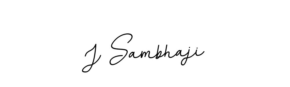 Make a beautiful signature design for name J Sambhaji. With this signature (BallpointsItalic-DORy9) style, you can create a handwritten signature for free. J Sambhaji signature style 11 images and pictures png