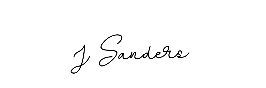 You should practise on your own different ways (BallpointsItalic-DORy9) to write your name (J Sanders) in signature. don't let someone else do it for you. J Sanders signature style 11 images and pictures png