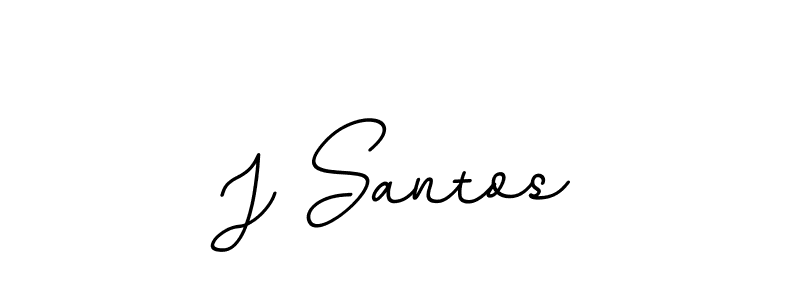 The best way (BallpointsItalic-DORy9) to make a short signature is to pick only two or three words in your name. The name J Santos include a total of six letters. For converting this name. J Santos signature style 11 images and pictures png