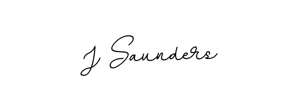 You should practise on your own different ways (BallpointsItalic-DORy9) to write your name (J Saunders) in signature. don't let someone else do it for you. J Saunders signature style 11 images and pictures png