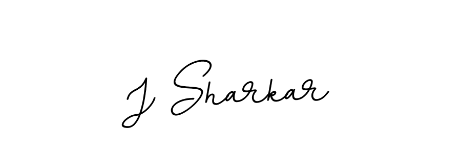 Design your own signature with our free online signature maker. With this signature software, you can create a handwritten (BallpointsItalic-DORy9) signature for name J Sharkar. J Sharkar signature style 11 images and pictures png