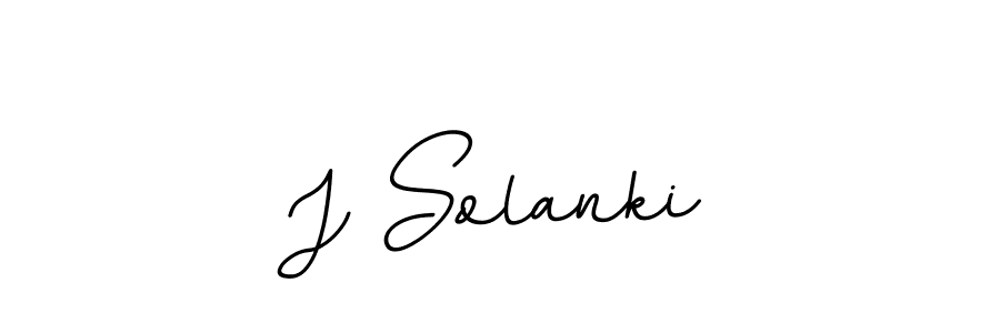 Make a beautiful signature design for name J Solanki. With this signature (BallpointsItalic-DORy9) style, you can create a handwritten signature for free. J Solanki signature style 11 images and pictures png