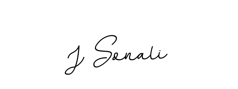 Create a beautiful signature design for name J Sonali. With this signature (BallpointsItalic-DORy9) fonts, you can make a handwritten signature for free. J Sonali signature style 11 images and pictures png